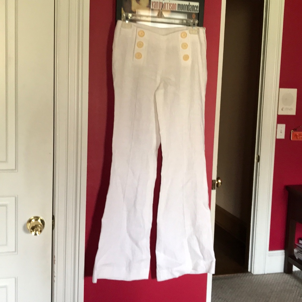 Beautiful Tory Burch white sailor pants